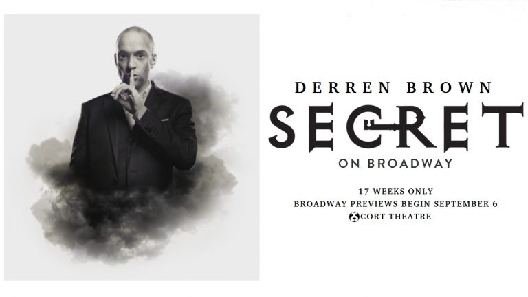 Derren Brown Secret on Broadway 2019